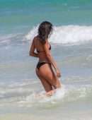 Lais Ribeiro Booty in Bikini on the Beach in Tulum