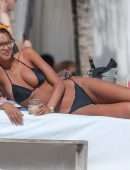 Lais Ribeiro Booty in Bikini on the Beach in Tulum