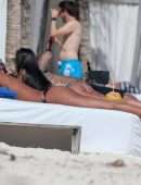 Lais Ribeiro Booty in Bikini on the Beach in Tulum