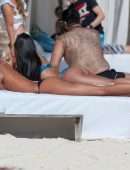 Lais Ribeiro Booty in Bikini on the Beach in Tulum