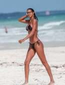 Lais Ribeiro Booty in Bikini on the Beach in Tulum