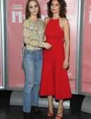 Lily-Rose Depp and Laetitia Casta at the Premiere of "L'Homme Fidele" in Paris