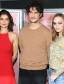 Lily-Rose Depp and Laetitia Casta at the Premiere of "L'Homme Fidele" in Paris