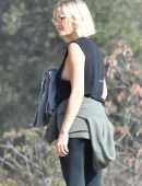 Malin Akerman Out for Hiking in Los Angeles