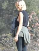 Malin Akerman Out for Hiking in Los Angeles