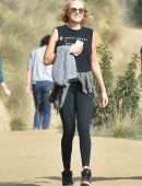 Malin Akerman Out for Hiking in Los Angeles