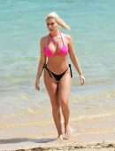 Megan Barton Hanson Booty in Bikini at a Beach in Mauritius