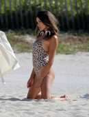 Melody De La Fe in Swimsuit for Photoshoot on the Beach in Miami