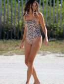 Melody De La Fe in Swimsuit for Photoshoot on the Beach in Miami