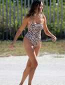 Melody De La Fe in Swimsuit for Photoshoot on the Beach in Miami