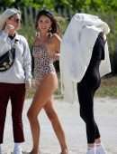 Melody De La Fe in Swimsuit for Photoshoot on the Beach in Miami