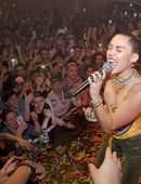 Miley Cyrus Performing Live at GAY NightClub in London