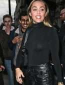 Miley Cyrus – Braless See-Through Candids in London