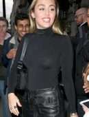 Miley Cyrus – Braless See-Through Candids in London