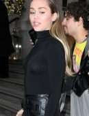 Miley Cyrus – Braless See-Through Candids in London