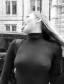 Miley Cyrus – Braless See-Through Candids in London