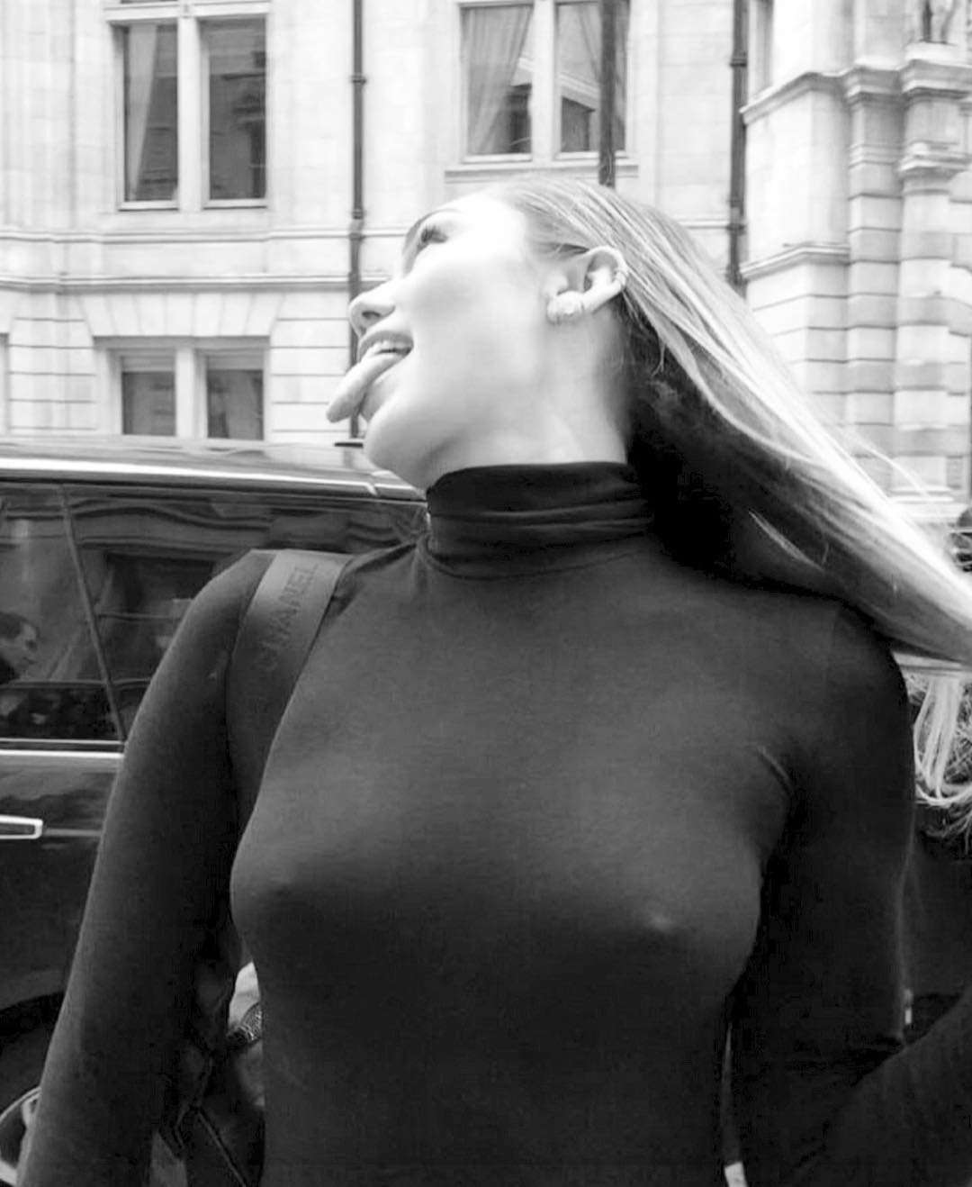 Miley Cyrus – Braless See-Through Candids in London