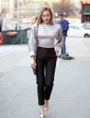 Miley Cyrus – Seen at a Z100 Radio Station in New York