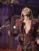 Miley Cyrus Performing Live on Saturday Night Live in New York