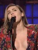 Miley Cyrus Performing Live on Saturday Night Live in New York