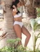 Monika Clarke Photoshoot Candids in Tulum