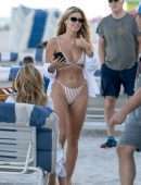 Natasha Oakley in Bikini at Beach in Miami