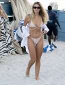 Natasha Oakley in Bikini at Beach in Miami