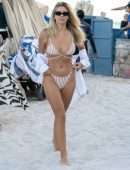Natasha Oakley in Bikini at Beach in Miami