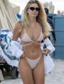 Natasha Oakley in Bikini at Beach in Miami