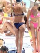 Nathalie Kelley Swimming at Iceberg's in Sydney