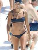 EXCLUSIVE: Nathalie Kelley pictured swimming at the iconic Icebergs, Sydney
