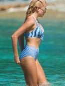 Pixie Lott in Bikini on the Beach in Barbados
