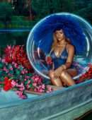 Rihanna in SavageXFenty Lingerie Photoshoot 2018