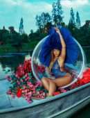 Rihanna in SavageXFenty Lingerie Photoshoot 2018