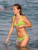 Sailor Brinkley Cook in Bikini at the Beach in Miami