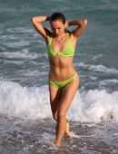 Sailor Brinkley Cook in Bikini at the Beach in Miami