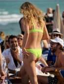 Sailor Brinkley Cook in Bikini at the Beach in Miami