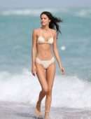 Sofia Resing in Bikini at the Beach in Miami