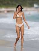 Sofia Resing in Bikini at the Beach in Miami