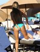 Sylvie Meis Booty on the Beach in Miami