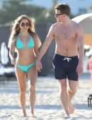 Sylvie Meis Booty on the Beach in Miami