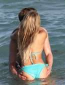 Sylvie Meis Booty on the Beach in Miami