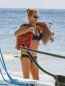 Tea Leoni in Bikini on Holidays in Barbados