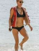 Tea Leoni in Bikini on Holidays in Barbados