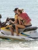 Tea Leoni in Bikini on Holidays in Barbados