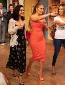Vanessa Hudgens and Jennifer Lopez on Despierta America in Miami