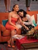 Vanessa Hudgens and Jennifer Lopez on Despierta America in Miami