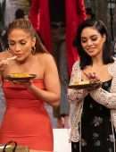 Vanessa Hudgens and Jennifer Lopez on Despierta America in Miami