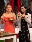 Vanessa Hudgens and Jennifer Lopez on Despierta America in Miami