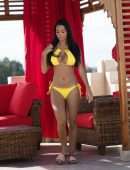 Yazmin Oukhellou in Bikini on Vacation in Morocco